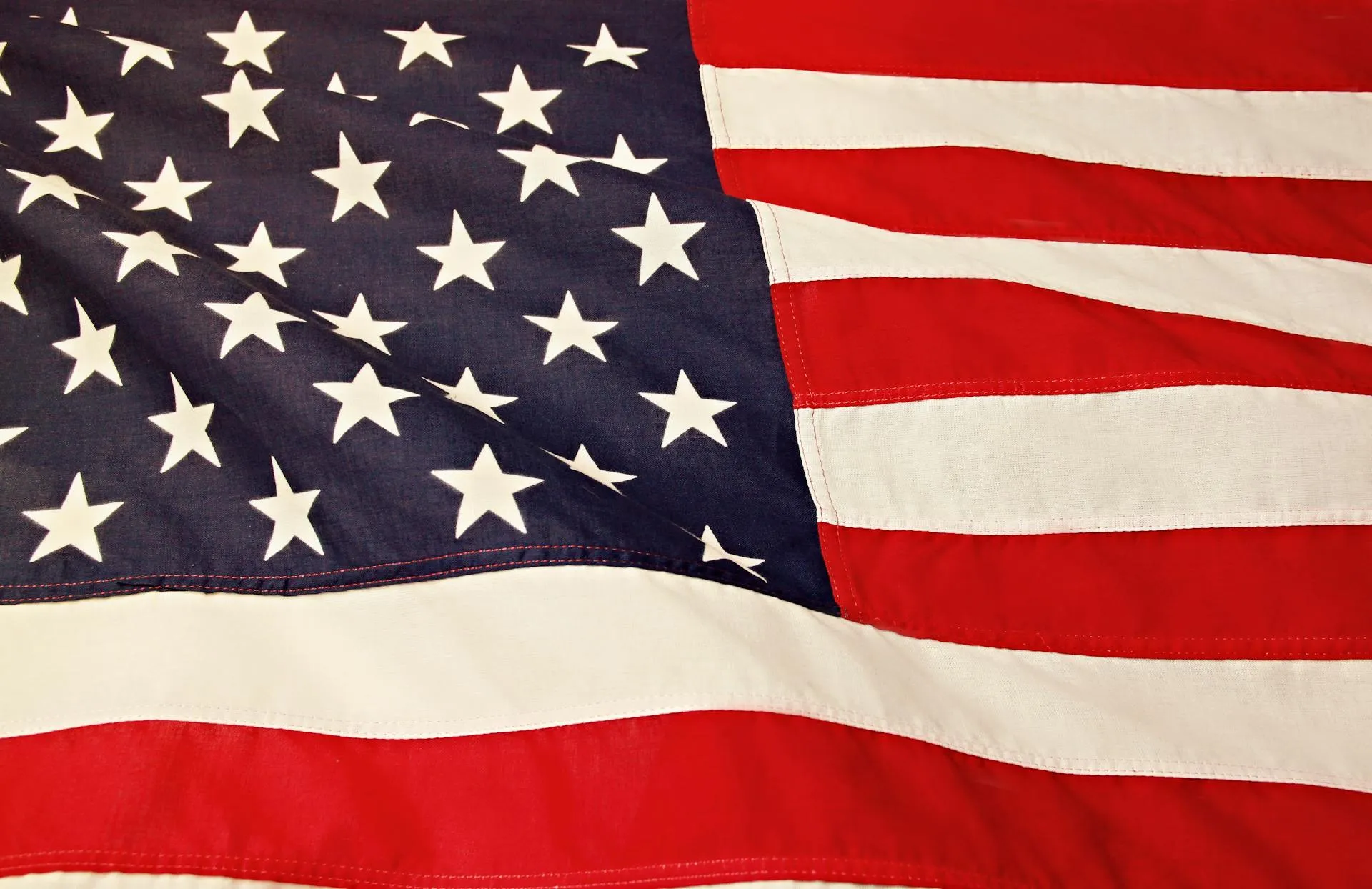 An American flag